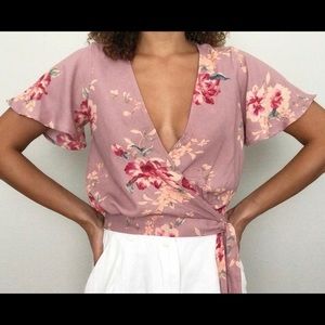 Xhilaration Wrap Blouse
